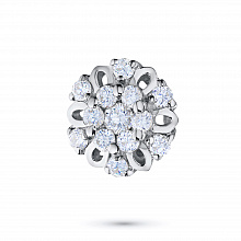 Подвеска из белого золота с бриллиантами (изготовление)