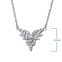 Колье из белого золота c бриллиантами