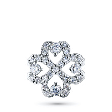 Подвеска из серебра c бриллиантами