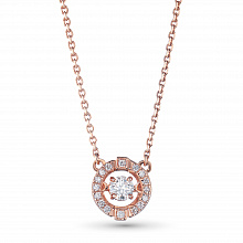 Колье из красного золота с бриллиантами (изготовление)