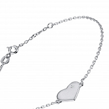 Браслет из серебра с бриллиантом (изготовление)