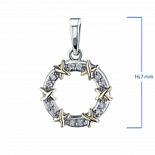 Подвеска из золота с бриллиантами (изготовление)