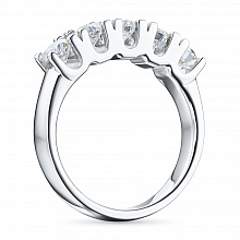 Кольцо из белого золота с бриллиантами (изготовление)