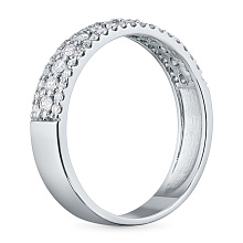 Кольцо из белого золота с бриллиантами (изготовление)