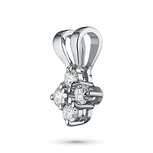 Подвеска из белого золота с бриллиантами (изготовление)