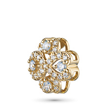 Подвеска из желтого золота c бриллиантами