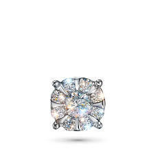 Подвеска из белого золота c бриллиантами