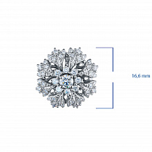 Подвеска из комбинированного золота с бриллиантами (изготовление)