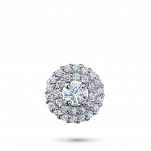 Подвеска из белого золота с бриллиантами (изготовление)