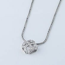 Подвеска из белого золота с бриллиантами (изготовление)