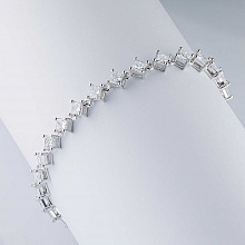 Браслет из белого золота с бриллиантами (изготовление)