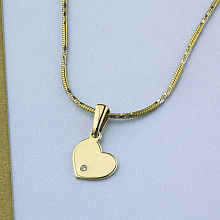 Подвеска из желтого золота с бриллиантом (изготовление)