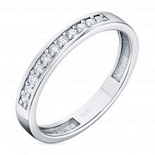 Кольцо из белого золота с бриллиантами (изготовление)