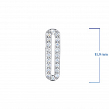 Подвеска из белого золота с бриллиантами (изготовление)