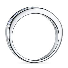 Кольцо из белого золота c бриллиантами