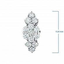 Подвеска из белого золота с бриллиантами (изготовление)