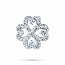 Подвеска из белого золота с бриллиантами (изготовление)