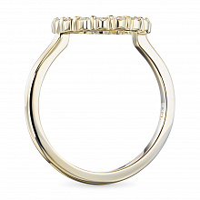 Кольцо из желтого золота с бриллиантами (изготовление)