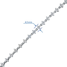 Браслет из белого золота c бриллиантами