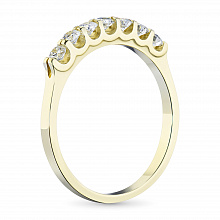 Кольцо из желтого золота с бриллиантами (изготовление)