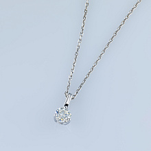 Подвеска из белого золота с бриллиантом (изготовление)