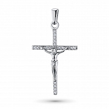 Подвеска из белого золота с бриллиантами (изготовление)