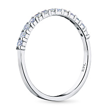 Кольцо из белого золота (изготовление) с бриллиантом