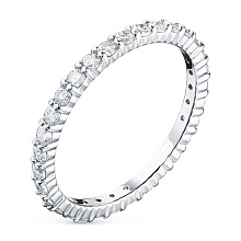 Кольцо из белого золота с бриллиантами (изготовление)