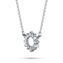 Колье из белого золота с бриллиантами (изготовление)