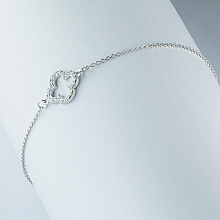 Браслет из белого золота с бриллиантами (изготовление)