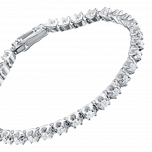 Браслет из белого золота с бриллиантами (изготовление)