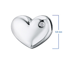 Подвеска из белого золота с бриллиантом (изготовление)