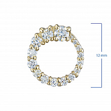 Подвеска из желтого золота с бриллиантами (изготовление)