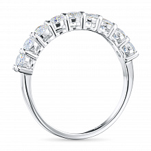 Кольцо из белого золота с бриллиантами (изготовление)