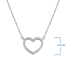 Колье из белого золота с бриллиантами (изготовление)