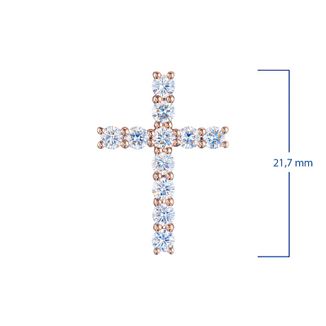 Подвеска из красного золота