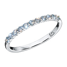 Кольцо из белого золота c бриллиантами