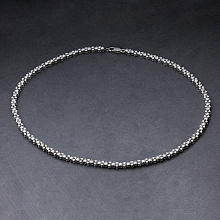 Колье из белого золота с бриллиантами (изготовление)