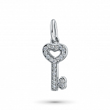 Подвеска из белого золота с бриллиантами (изготовление)