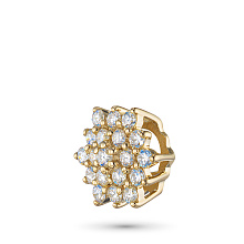 Подвеска из желтого золота с бриллиантами