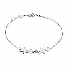 Браслет из белого золота с бриллиантами (изготовление)