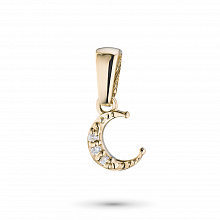 Подвеска из желтого золота с бриллиантом (изготовление)