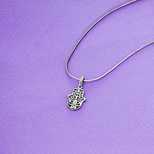 Подвеска из белого золота с бриллиантом (изготовление)