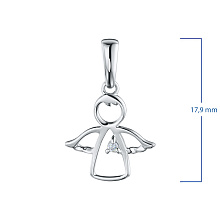 Подвеска из серебра (изготовление) с бриллиантом