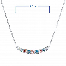 Колье из белого золота (изготовление) с бриллиантами