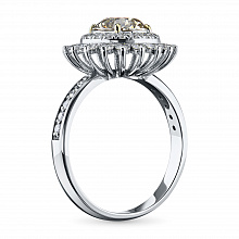 Кольцо из комбинированного золота с бриллиантами (изготовление)