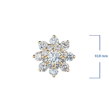 Подвеска из желтого золота (изготовление) с бриллиантом