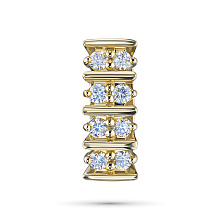 Подвеска из желтого золота c бриллиантами