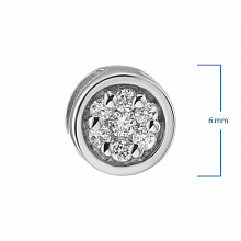 Подвеска из белого золота с бриллиантами (изготовление)
