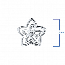 Подвеска из белого золота с бриллиантом (изготовление)